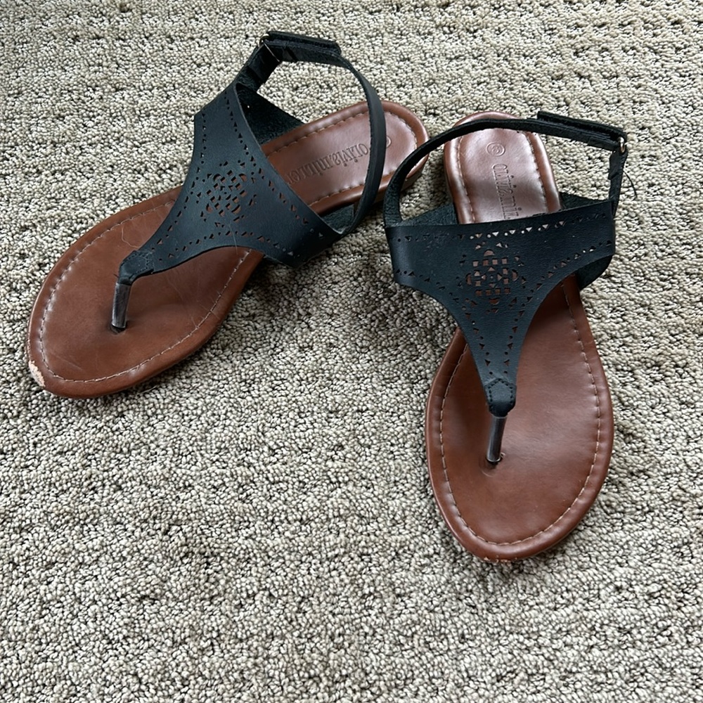 Black sandals